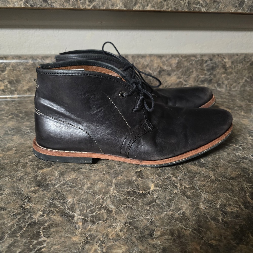 Timberland Wodehouse 75510 Chukka Boots Soft Faded Black Leather Mens Size 9